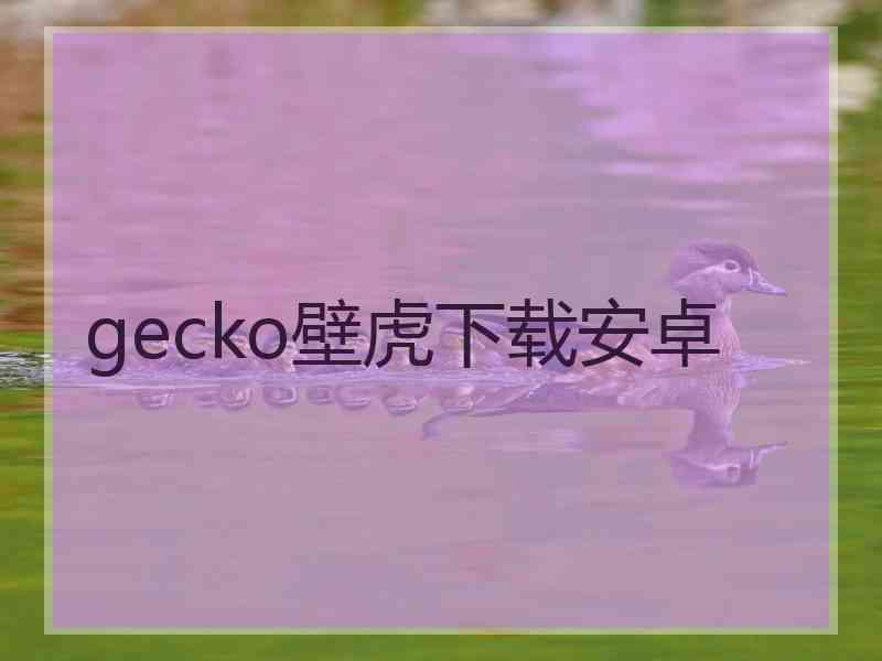 gecko壁虎下载安卓