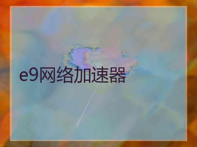 e9网络加速器